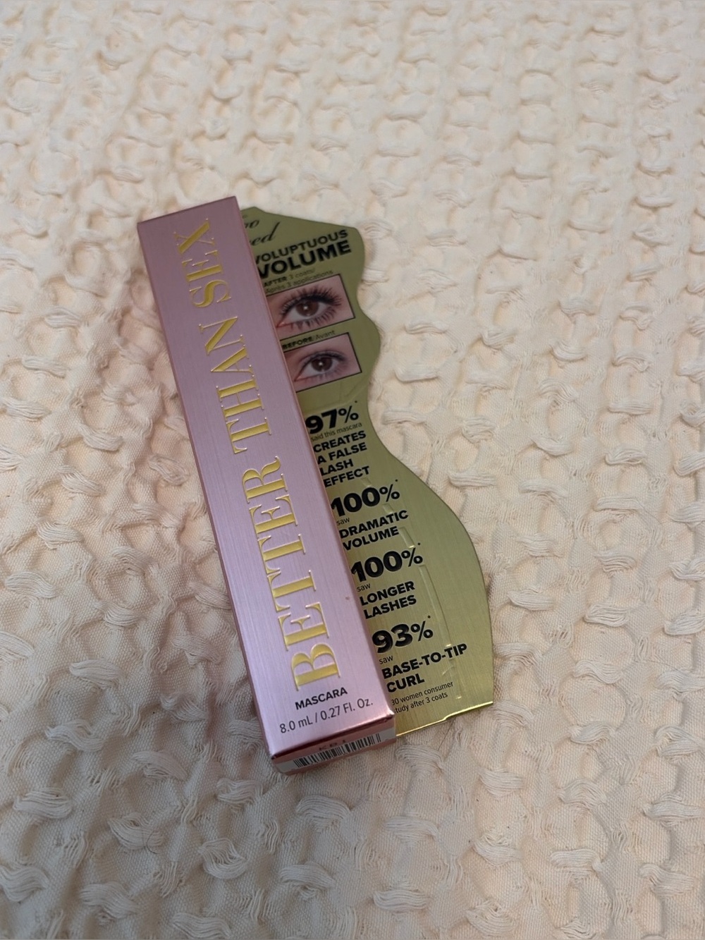 Too Faced Better Than Sex Mascara - Pink and Gold